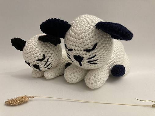 Hračky - háčkované mačky, mačičky 12 ks - 17164129_