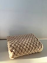 Detský textil - Puffy deka pre bábätko  (Medová) - 17164583_