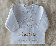Detské oblečenie - Košieľka na krst - 17166320_