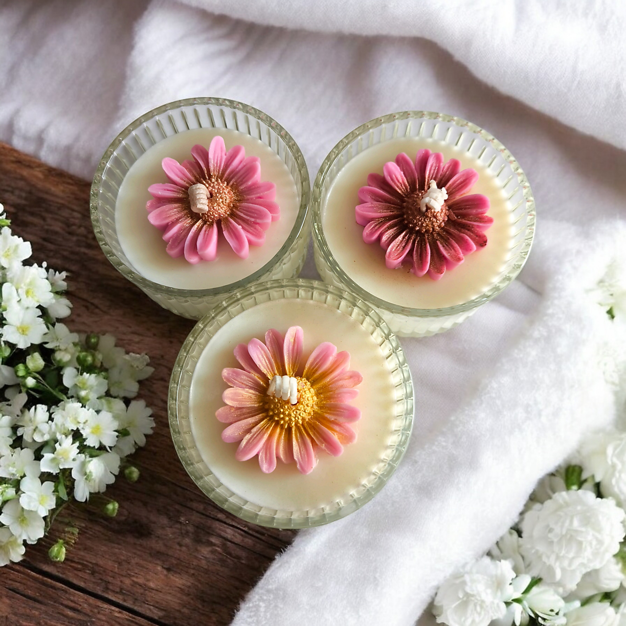 Sójová sviečka margaretka 