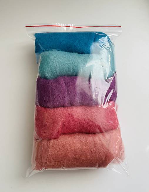 Textil - Mykaná vlna sada 100 g jeseň MY13 - 17168715_