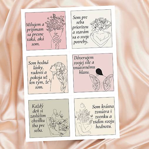 Grafika - Afirmačné karty SEBALÁSKA Afirmácie PDF - 17169278_