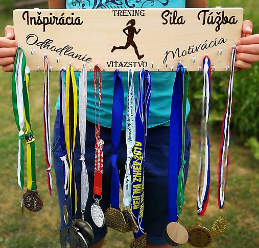 Dekorácie - Držiak na medaily-motivácia - 17170268_