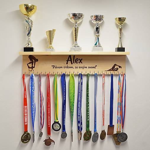 Nábytok - Polička pre plavcov 75 (Plavec) - 17170935_