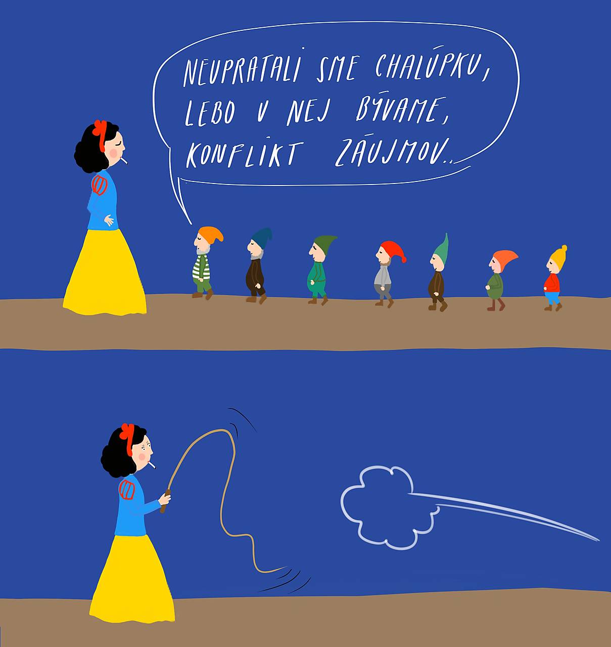 Konflikt záujmov, Giclée art print 36x30