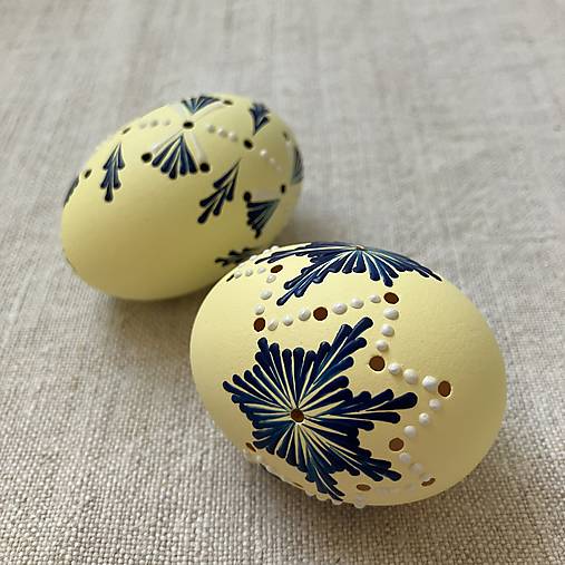 Dekorácie - slniečkovo žlté III. (s modrým detailom) - 17175510_