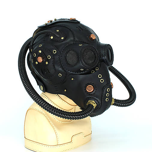 Iné doplnky - Steampunková prilba - 17174337_
