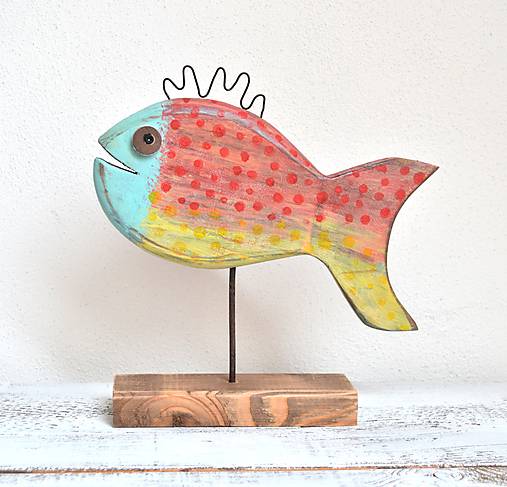 Sochy - Drevená rybka - 17178220_