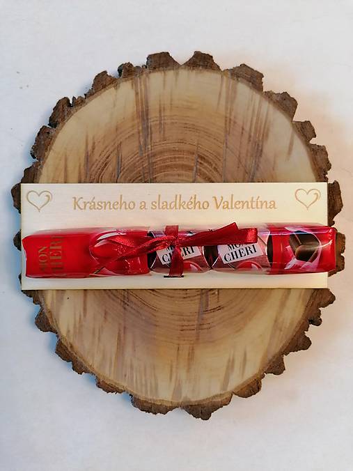 Tabuľky - Valentínska tabuľka s miestom na sladkosť verzia 1 - 17179995_