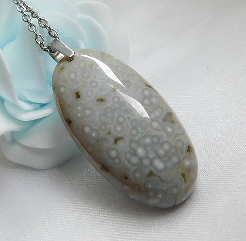 Náhrdelníky - Jaspis oceán - 17181558_