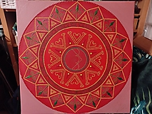 Obrazy - Partnerská mandala ATRANA - 17182516_