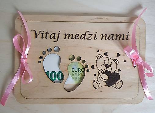 Papiernictvo - Obálka na peniaze - Vítaj medzi nami - 17180878_