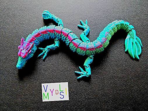 Dobrý obchod - DobroDrak (23 cm x 10 cm - Tyrkysová) - 17182076_