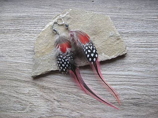 Pierkové náušnice ružovo bodkové, č. 4264