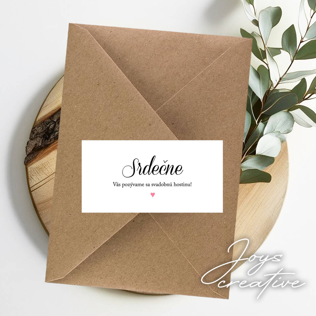 Svadobné oznámenie so svadobnými fotkami rodičov a starých rodičov (pozvánka k stolu)