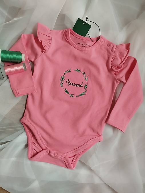 Topy, tričká, tielka - Vyšívané body - 17182055_