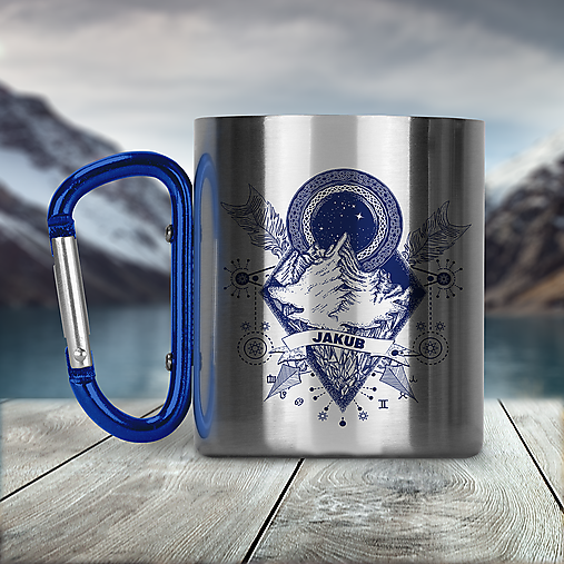 Nádoby - HORY nerezový termo hrnček s ľubovoľným menom - 17180443_