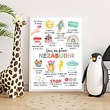 Obrazy - Plagát Afirmácie pre deti PDF (A2) - 17181001_