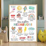 Obrazy - Plagát Afirmácie pre deti PDF (A2) - 17181002_