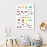 Obrazy - Plagát Afirmácie pre deti PDF (A2) - 17181004_