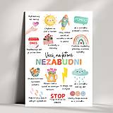 Obrazy - Plagát Afirmácie pre deti PDF (A2) - 17181007_