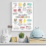 Obrazy - Plagát Afirmácie pre deti PDF (A2) - 17181008_