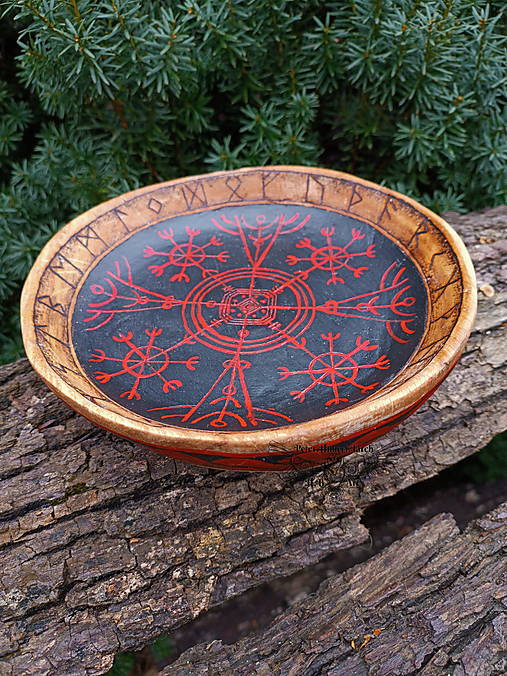 Nádoby - Hulinhjalmur - vikingská miska - viking bowl - 17185422_