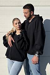 Mikiny - Mikina HOODY UNISEX BLACK - 17184828_