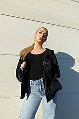 Mikiny - Mikina HOODY UNISEX BLACK - 17184834_