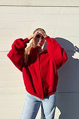 Mikiny - Mikina HOODY UNISEX RED - 17184850_