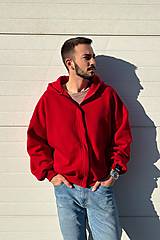 Mikiny - Mikina HOODY UNISEX RED - 17184854_