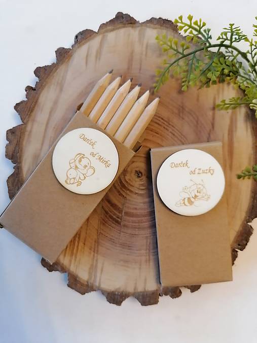 Tabuľky - Balenie ceruziek s menovkou - 17185540_