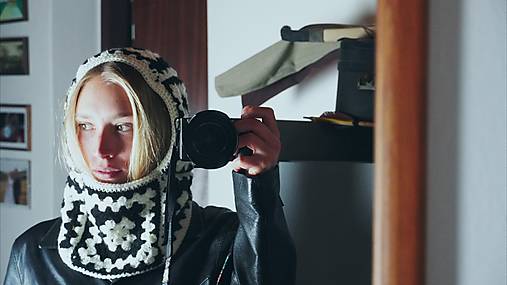 Čiapky, čelenky, klobúky - Balaclava granny square - 17185440_