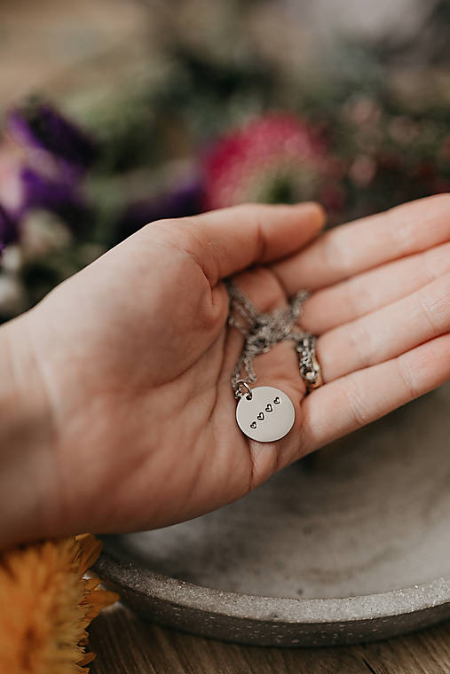 Náhrdelníky - Náhrdelník srdiečkový - 17189842_