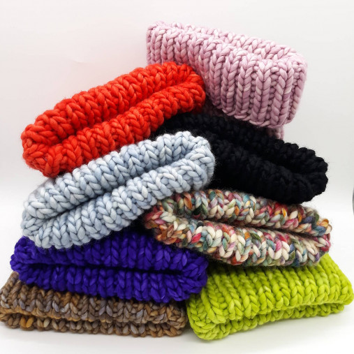 Čiapky, čelenky, klobúky - CHUNKY exclusive merino čiapka - 17188280_
