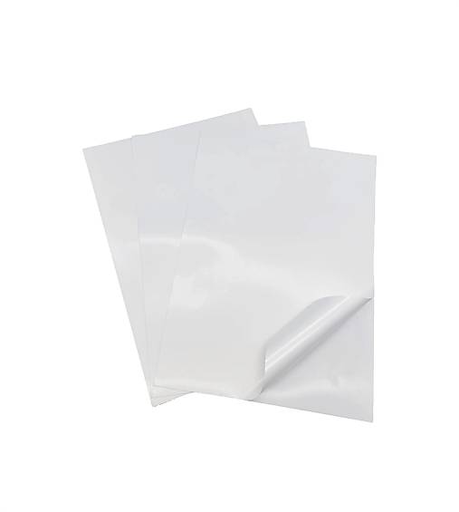 Papier - Vodeodolný biely lesklý PP papier | 100um | A4 | 5ks - 17190197_