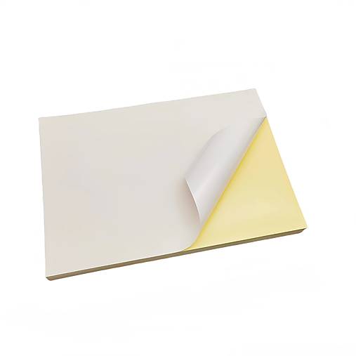 Papier - Samolepiací matný papier |100g/m2| 10 ks | A4 - 17192167_