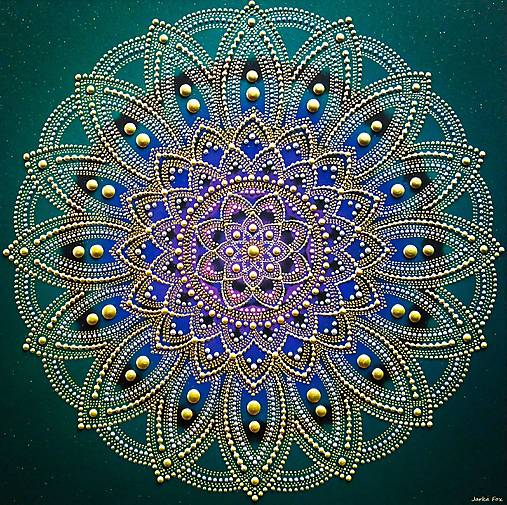 Obrazy - OSOBNÁ MANDALA na mieru podľa dátumu narodenia a mena-originálny dar k narodeninám,talizman,energetický obraz - 17189982_