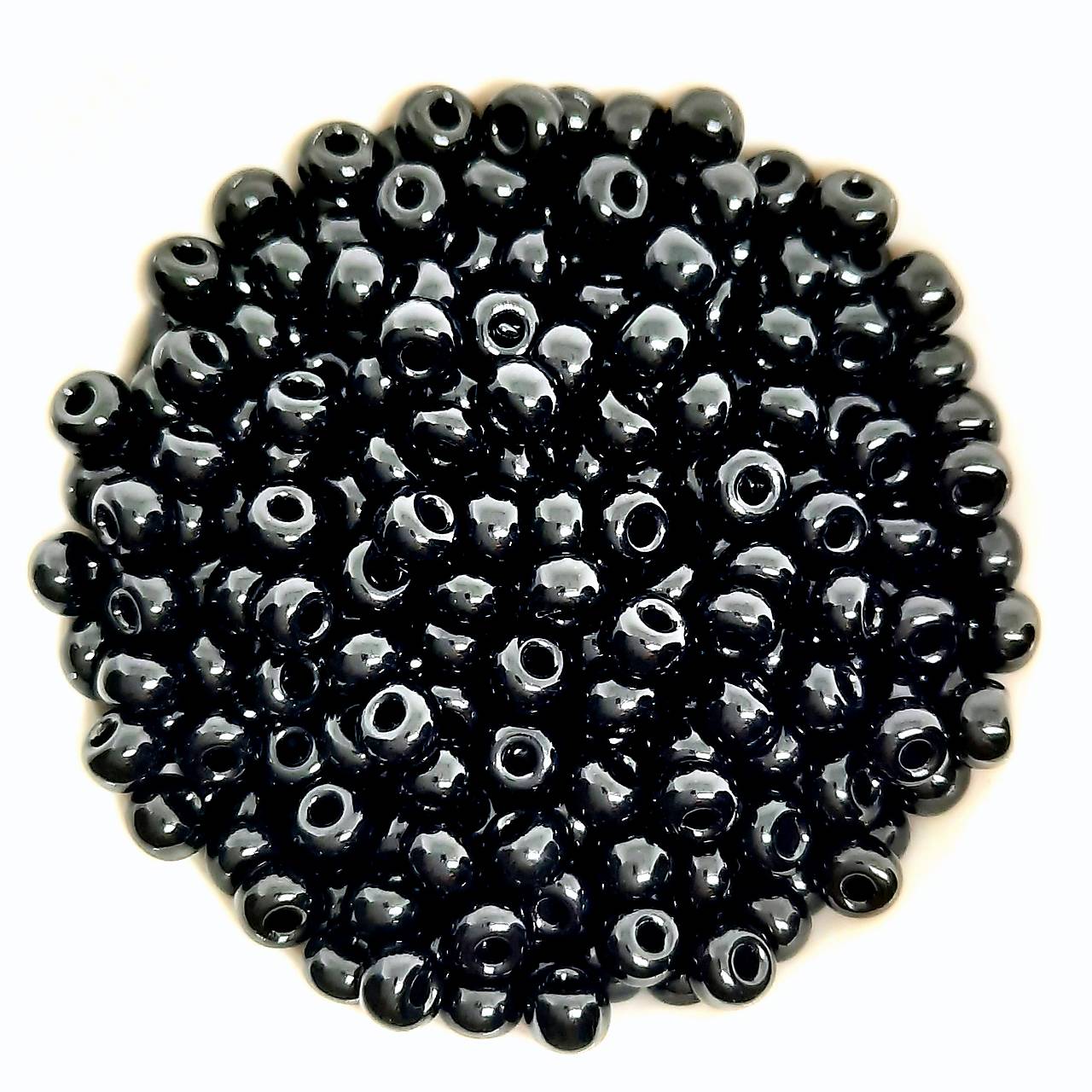 Rokajl 6/0 PRECIOSA 4mm-10g (čierna)