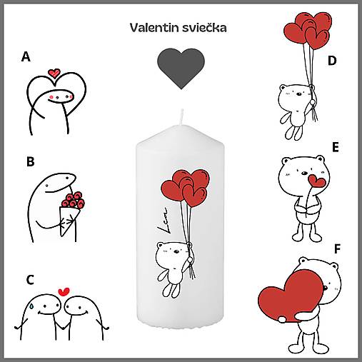 Valentín Sviečka - Obrázok s menom