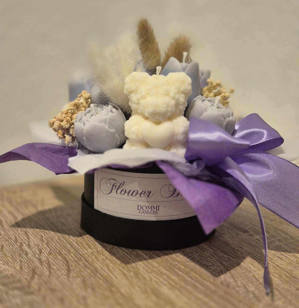 Kvetinový box fialová