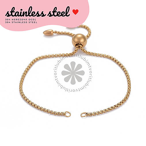 Komponenty - (2501) Komponent na DIY náramok - 1 ks - 17197700_