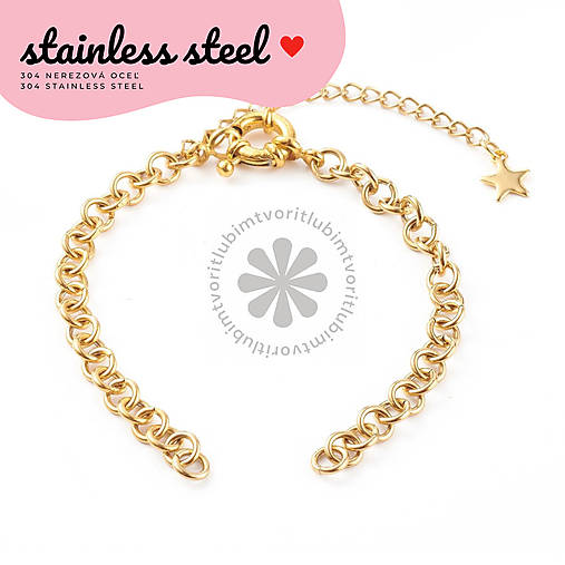 Komponenty - (5011) Komponent na DIY náramok - 1 ks - 17197789_