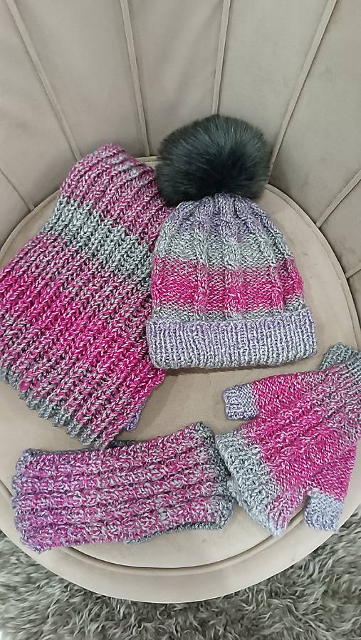 Čiapky, čelenky, klobúky - Farebný set  - 17196672_