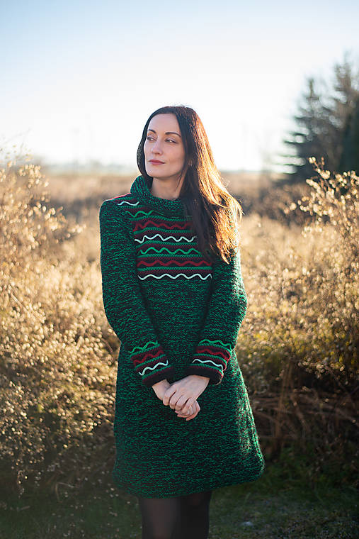 Šaty - Pletené šaty Alexa - 17197392_