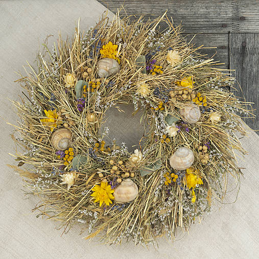 Dekorácie - Jarný venček - 17196998_