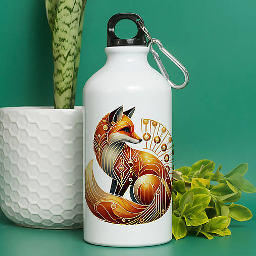 Nádoby - LÍŠKA turistická fľaša - 17196281_