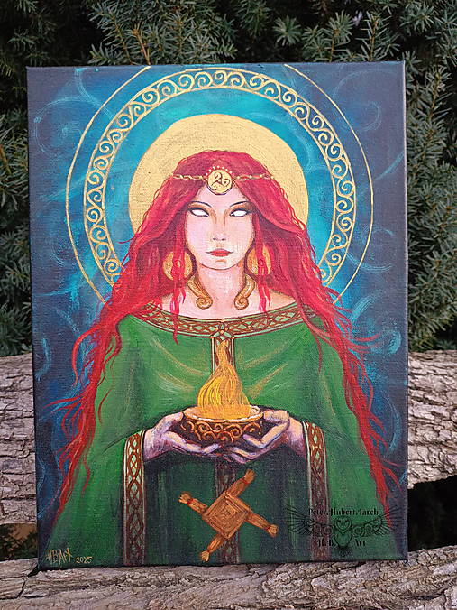 Obrazy - Brigid - Brighid - obraz na plátne - painted picture - 17198298_