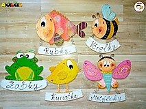 Tabuľky - Menovky - pre škôlky - 17200263_