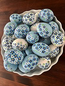 Dekorácie - Slepičí kraslice “pomněnky” - 17200931_